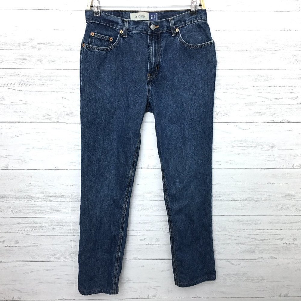 Gap Women's Jeans Original Fit Straight Leg Cotton Denim size 8 length 28"